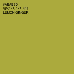 #ABAB3D - Lemon Ginger Color Image